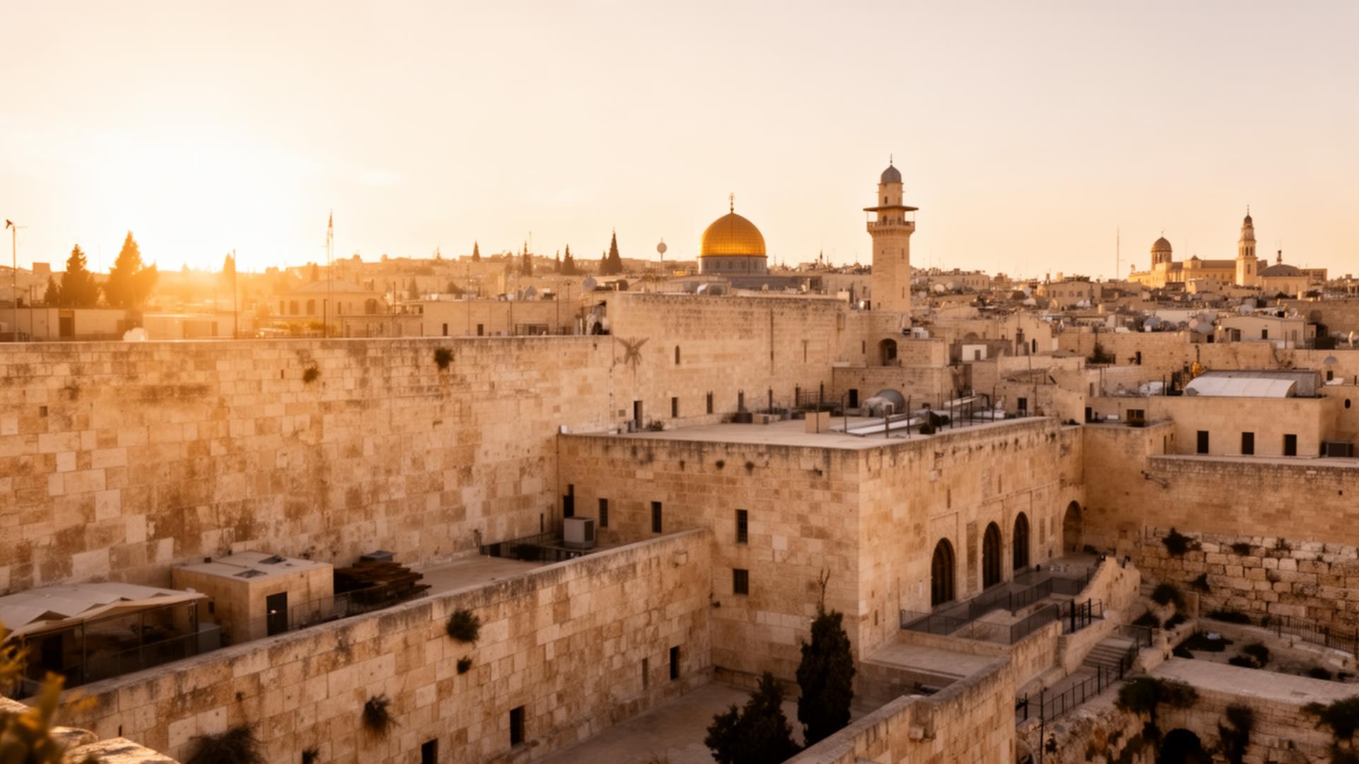 Jerusalem at golden hour